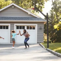 Family outside